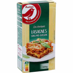 LASAGNE QS AUCHAN 500G