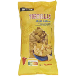 AUCHAN TORTILLA CHIPS HUILE