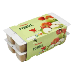 AUCHAN COMPOTE ALLEGEE POMME