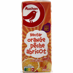 Auchan Nectar Orange Pêche...