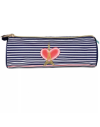 Trousse ronde bleue PARIS