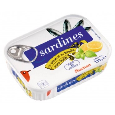 Auchan sardines au citron...