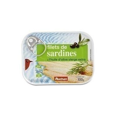 Auchan filets de sardines à...