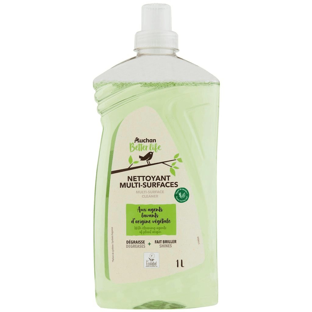 AUCHAN ENVIRONNEMENT NETTOYANT MULTISURFACE 1L