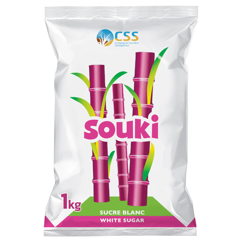 Souki sucre en poudre sachet 1 kg